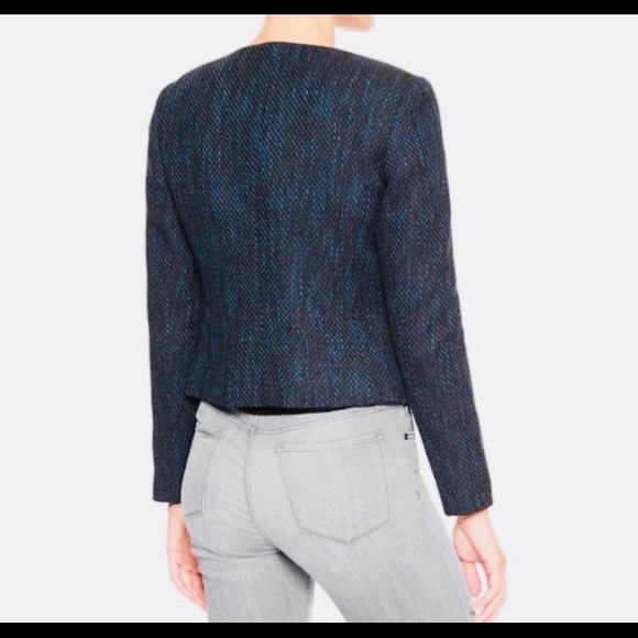 Banana Republic Tweed Zip Top - Picture 2 of 4